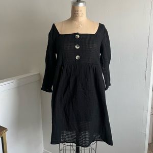 NWT Black Linen Asos Dress